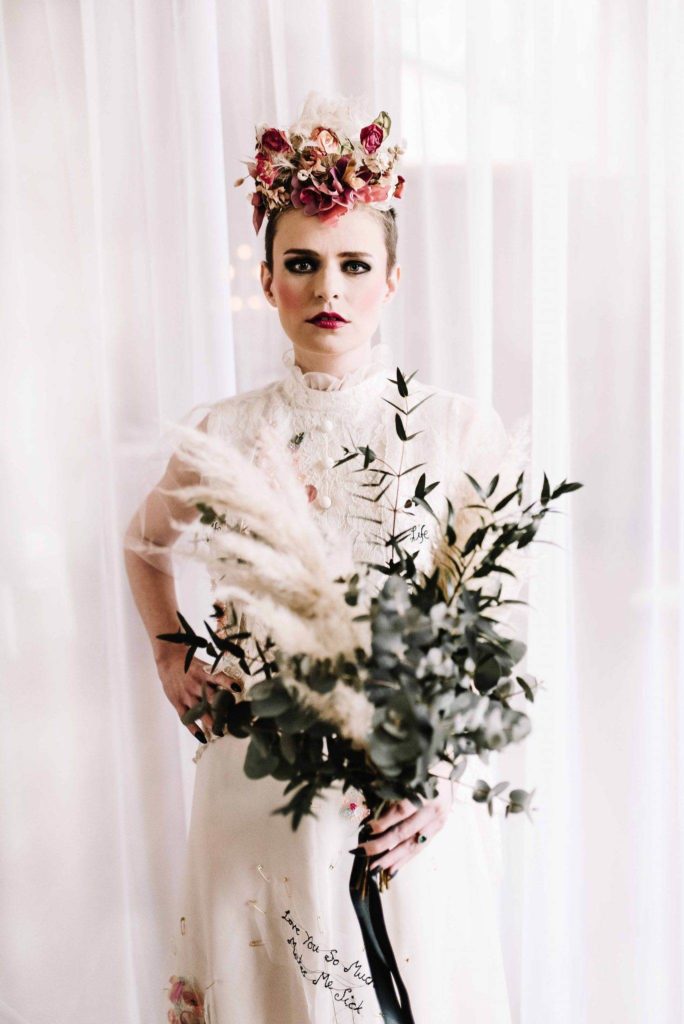 Pretty in Punk Wedding Inspiration cake