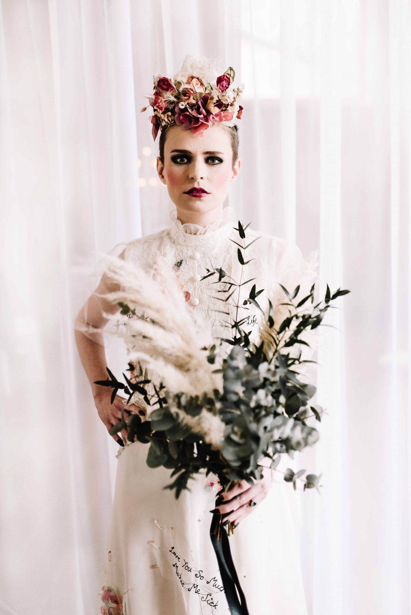 Pretty in Punk Wedding Inspiration cake