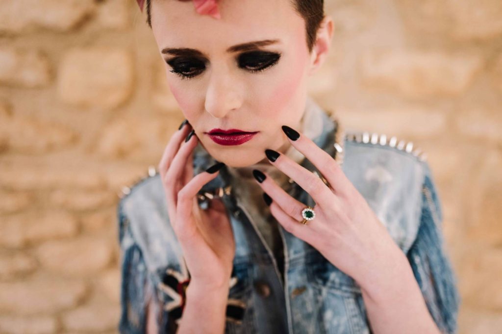 Pretty in Punk Wedding Inspiration cake