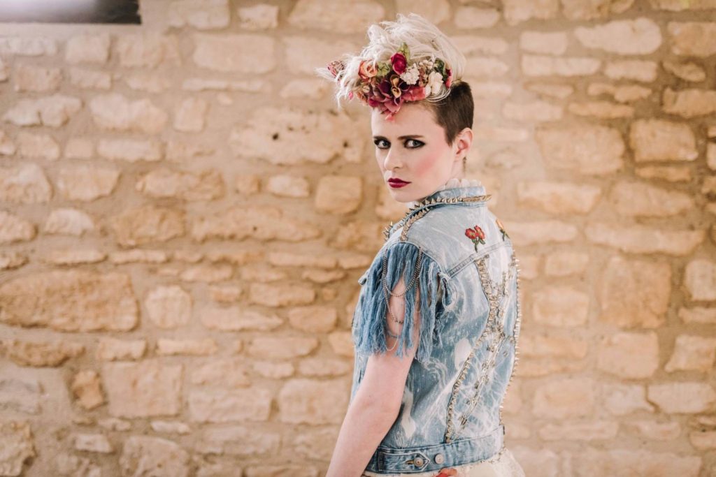Pretty in Punk Wedding Inspiration cake
