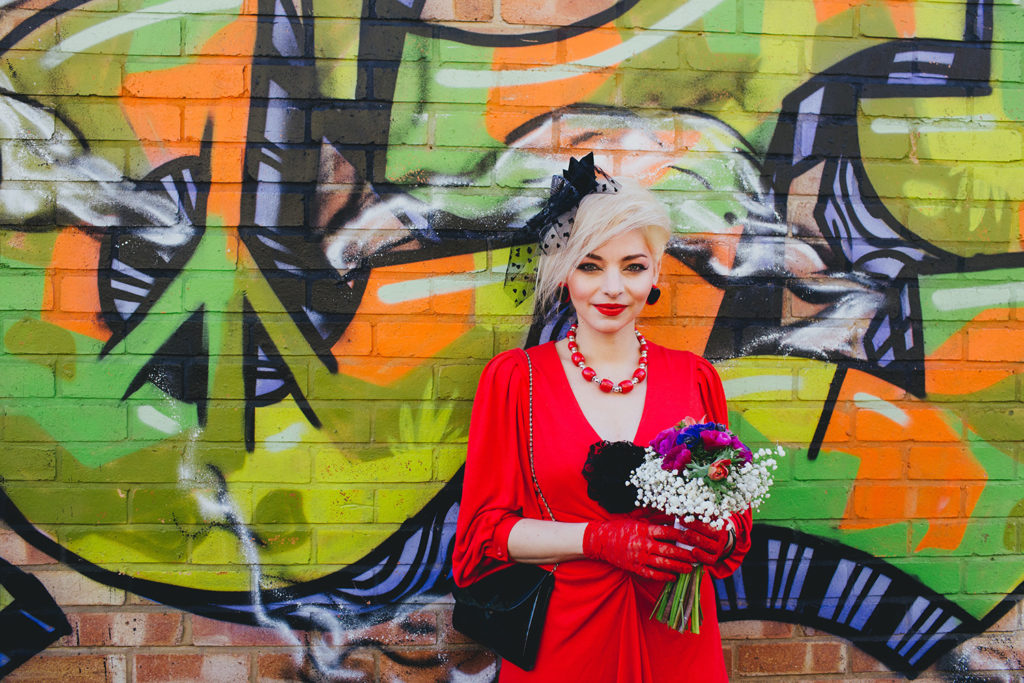 1980s This is England punk and mod wedding