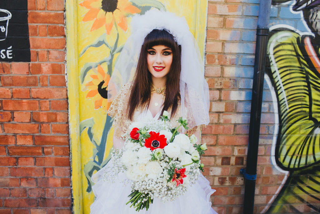 1980s This is England punk and mod wedding