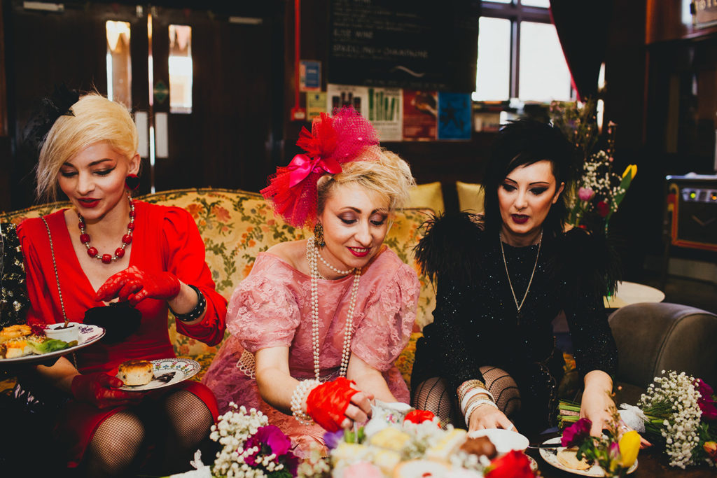 1980s This is England punk and mod wedding