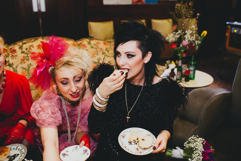 1980s This is England punk and mod wedding