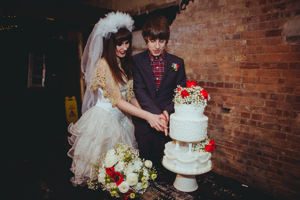 1980s This is England punk and mod wedding
