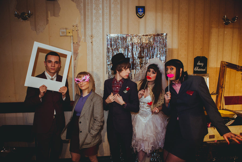 1980s This is England punk and mod wedding