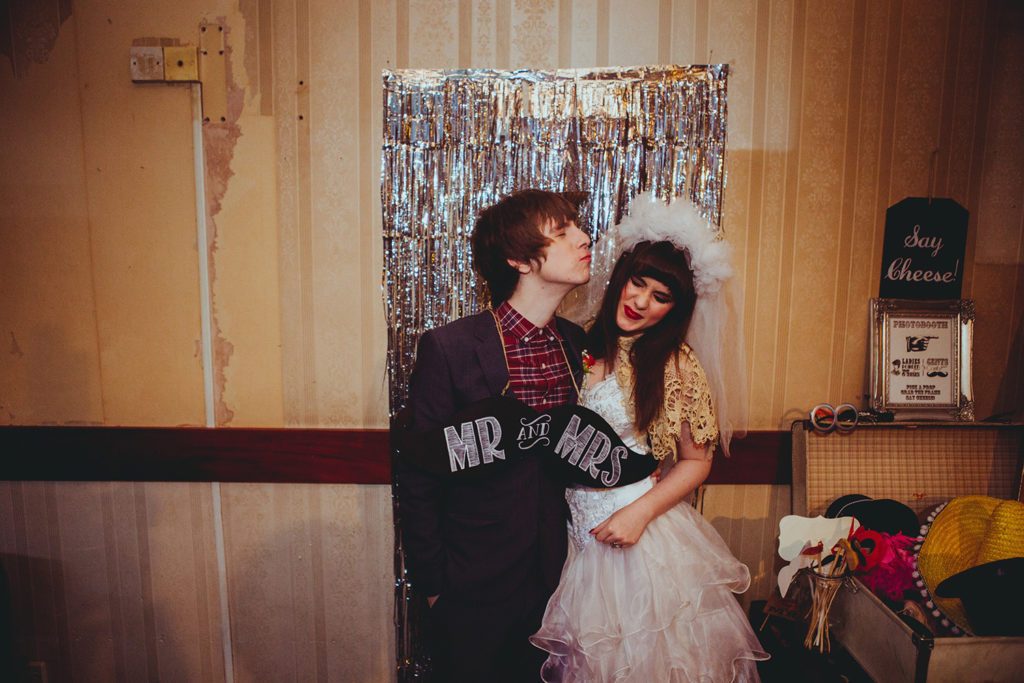1980s This is England punk and mod wedding