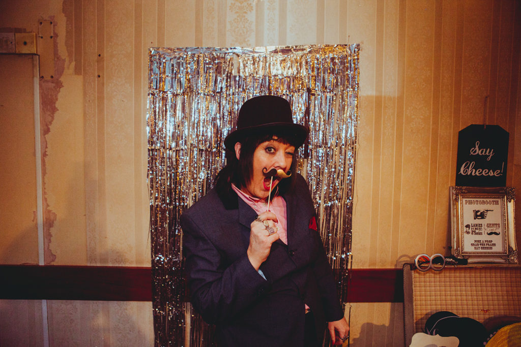 1980s This is England punk and mod wedding