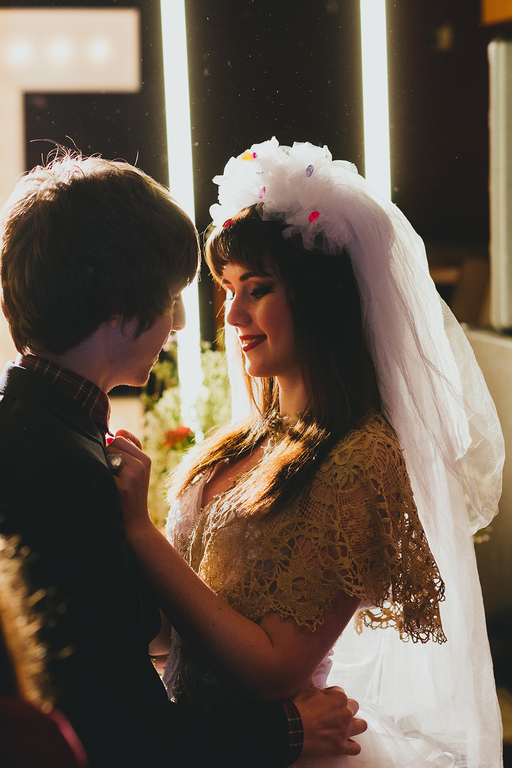 1980s This is England punk and mod wedding