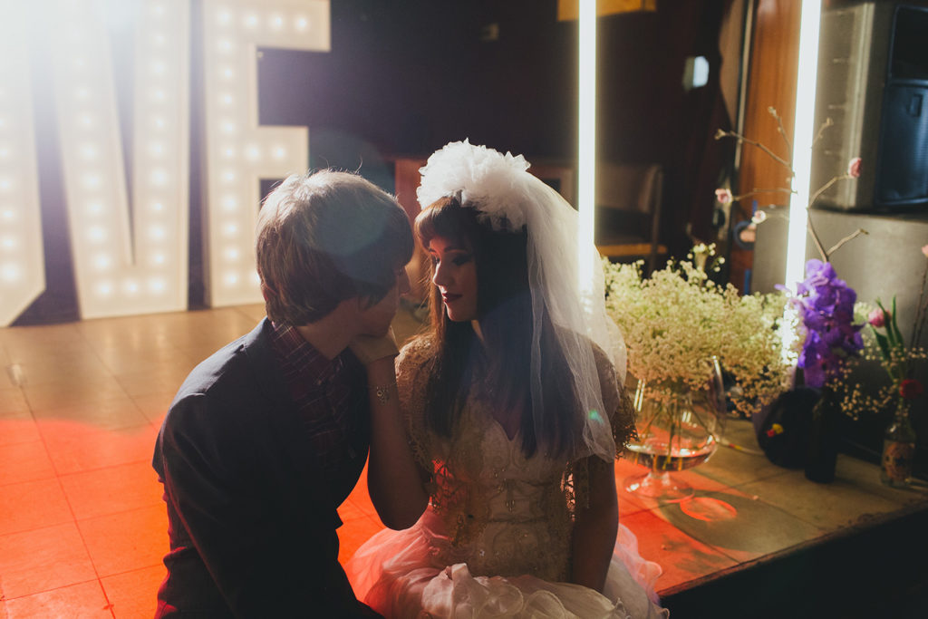 1980s This is England punk and mod wedding