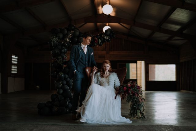 Industrial Luxe Wedding Inspiration with Blue and Copper Touches