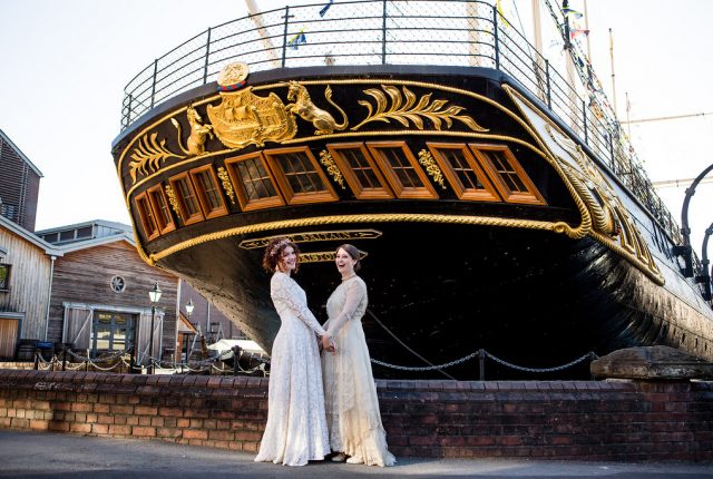 Alternative Wedding Ideas - SS Great Britain Vintage Boat Wedding