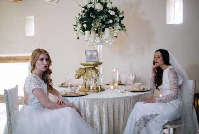 Classic Wedding with Bespoke Bridalwear and Ivory and Gold Styling