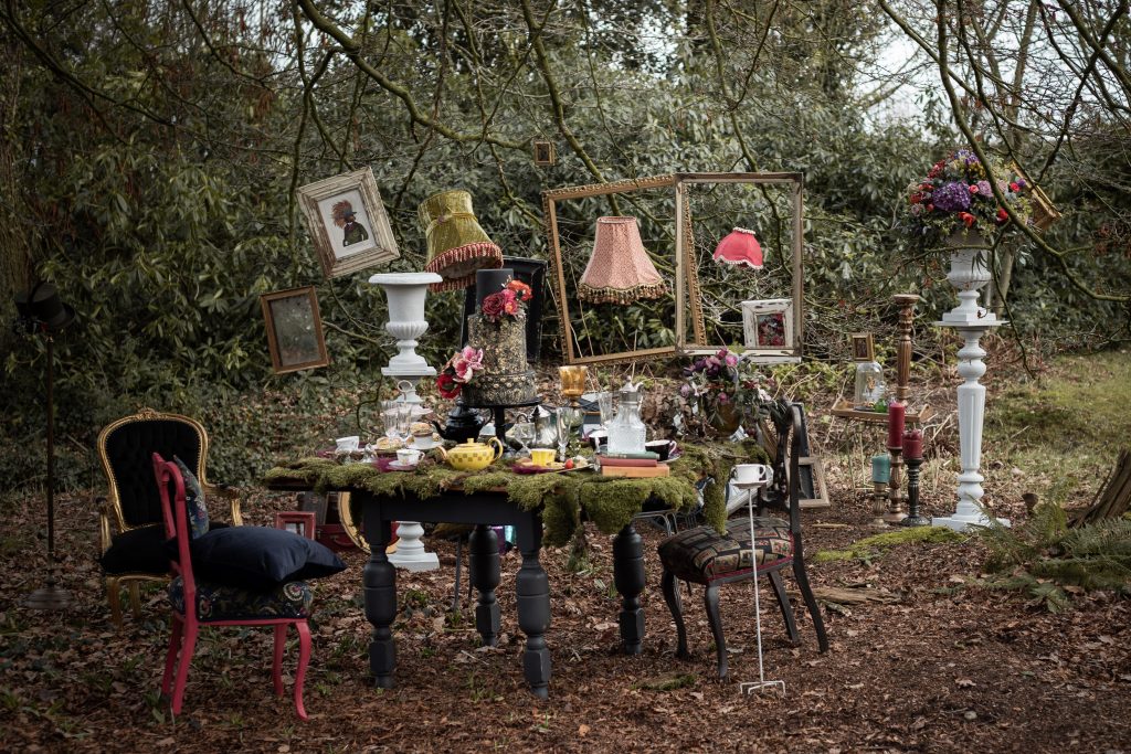 Wonderland Wedding Inspiration with Leather Jackets and Regal Crowns