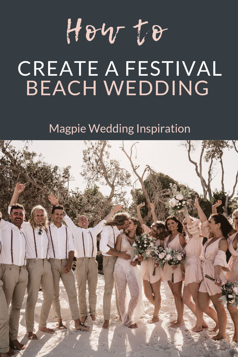 Coachella Inspired Festival Themed Wedding At The Beach