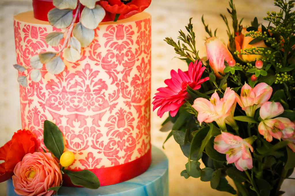 Rainbow Wedding Inspiration with Epic Balloon Trees and Hot Air Balloon