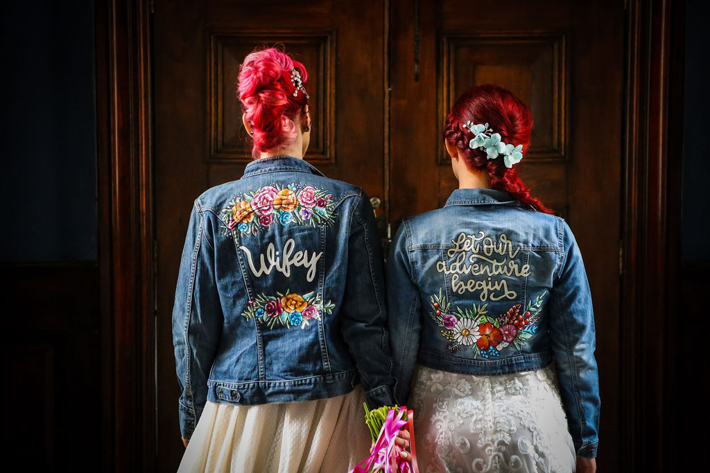 Rainbow Wedding Inspiration with Epic Balloon Trees and Hot Air Balloon