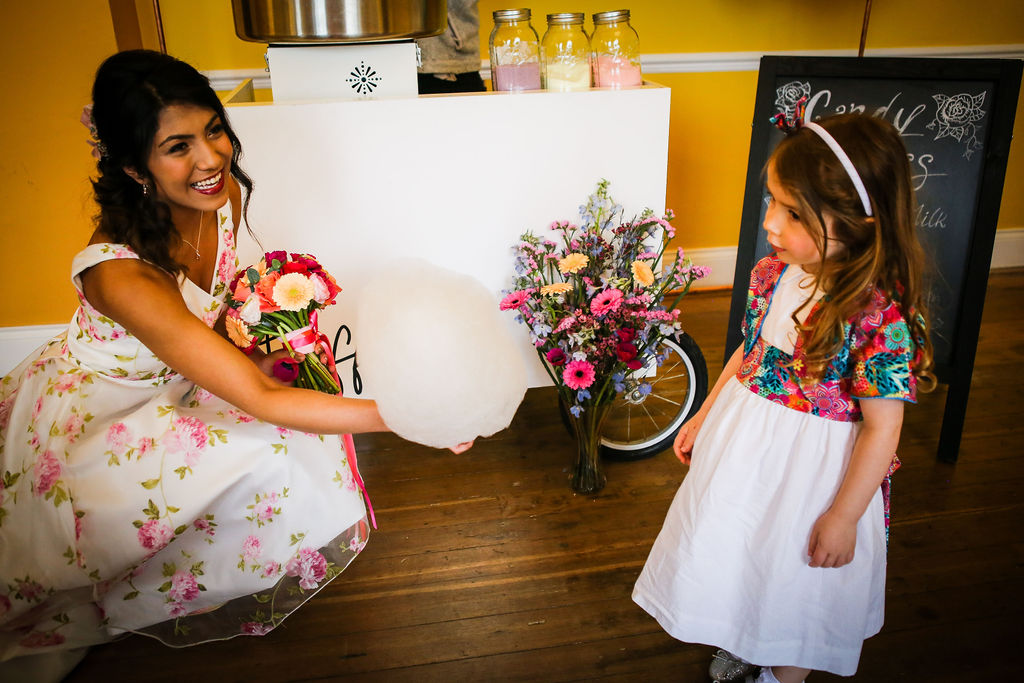 Rainbow Wedding Inspiration with Epic Balloon Trees and Hot Air Balloon