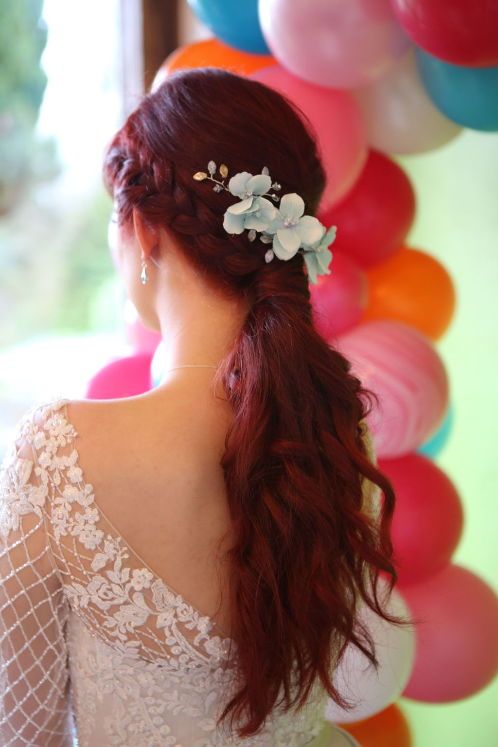 Rainbow Wedding Inspiration with Epic Balloon Trees and Hot Air Balloon