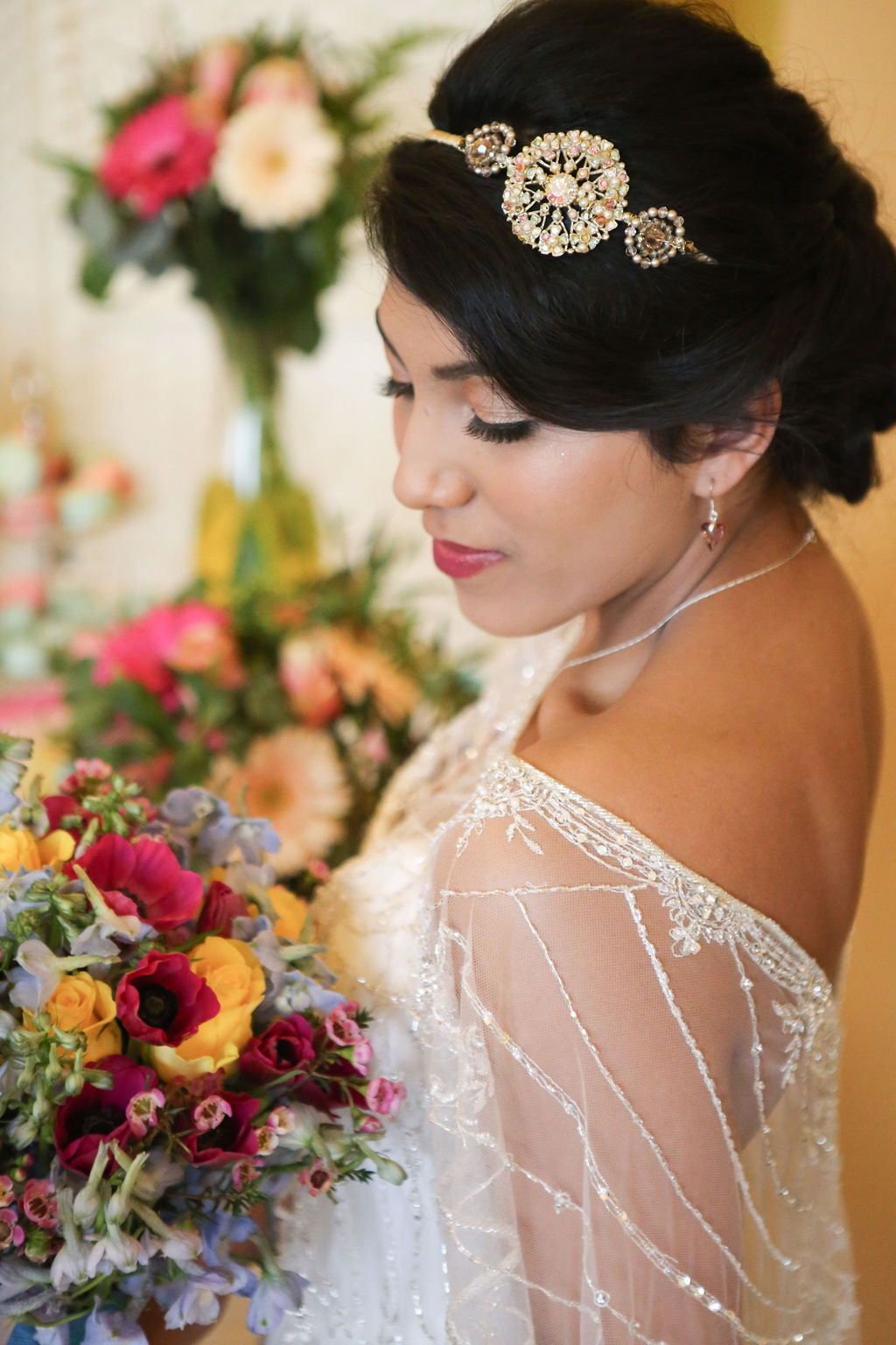 Rainbow Wedding Inspiration with Epic Balloon Trees and Hot Air Balloon