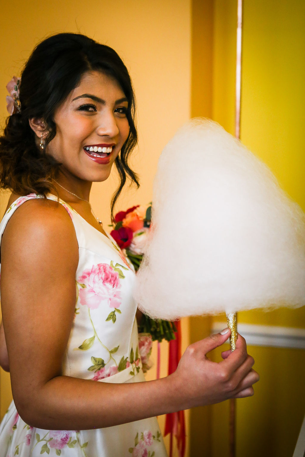 Rainbow Wedding Inspiration with Epic Balloon Trees and Hot Air Balloon