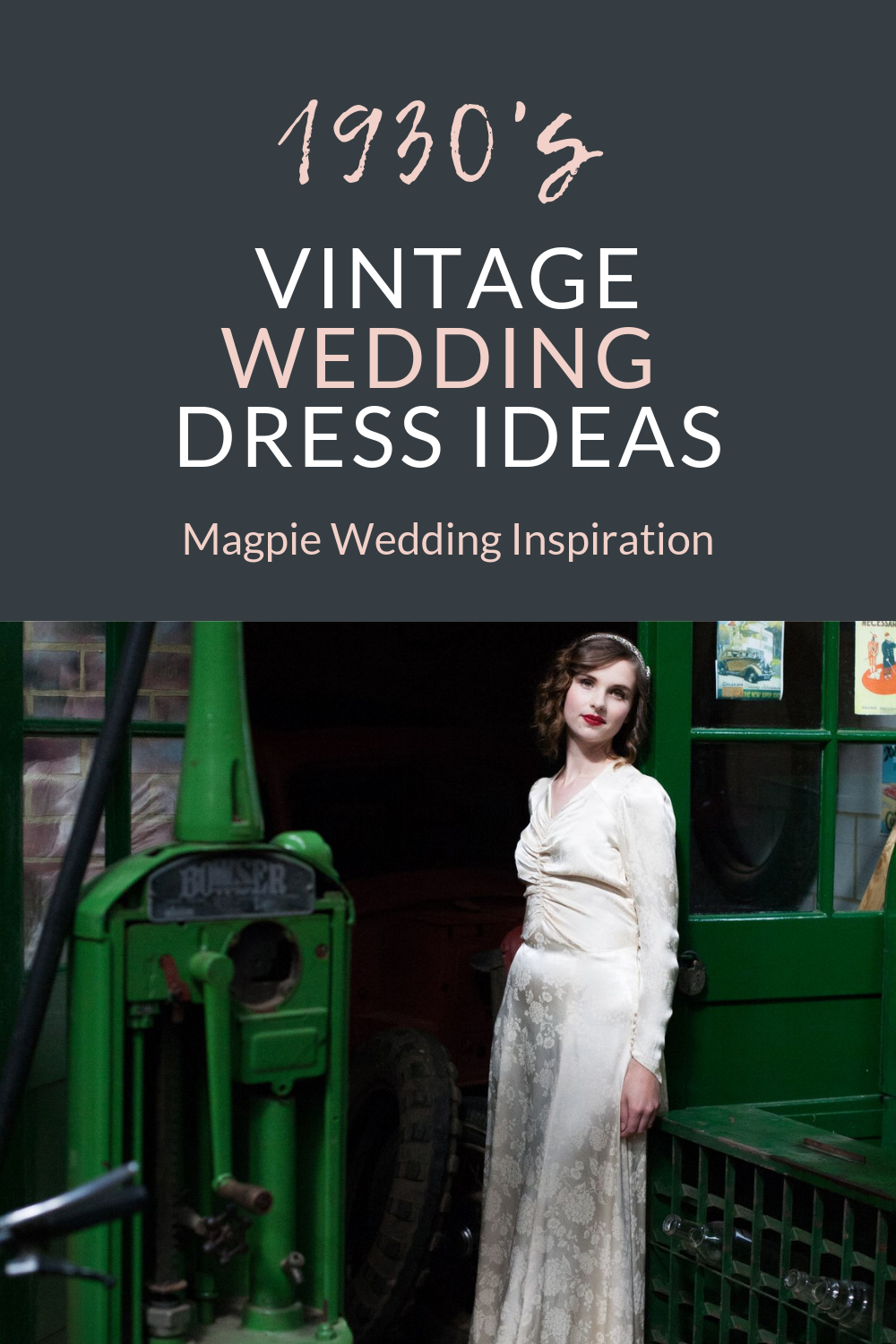 1930's Wedding Inspiration with Vintage Dresses and Feather Capes