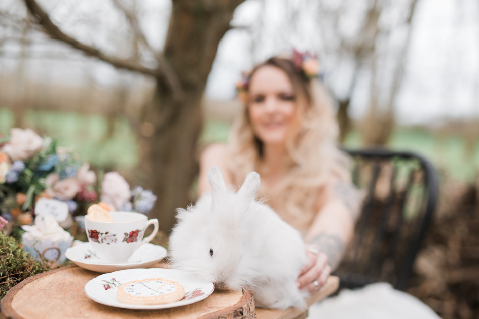 Alice In Wonderland Wedding With Alternative Bridal Style