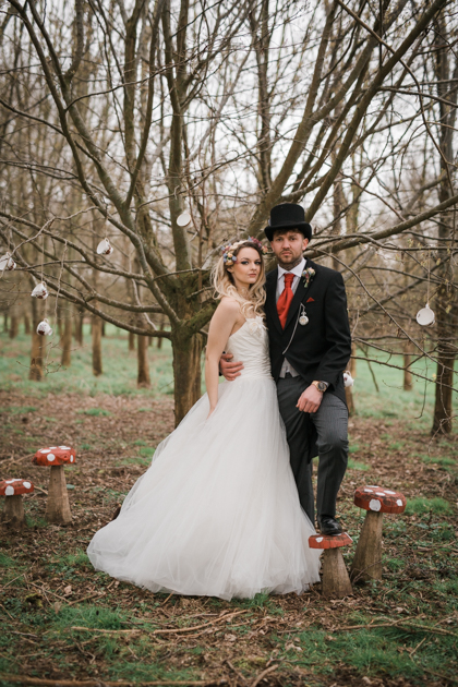 Alice In Wonderland Wedding With Alternative Bridal Style