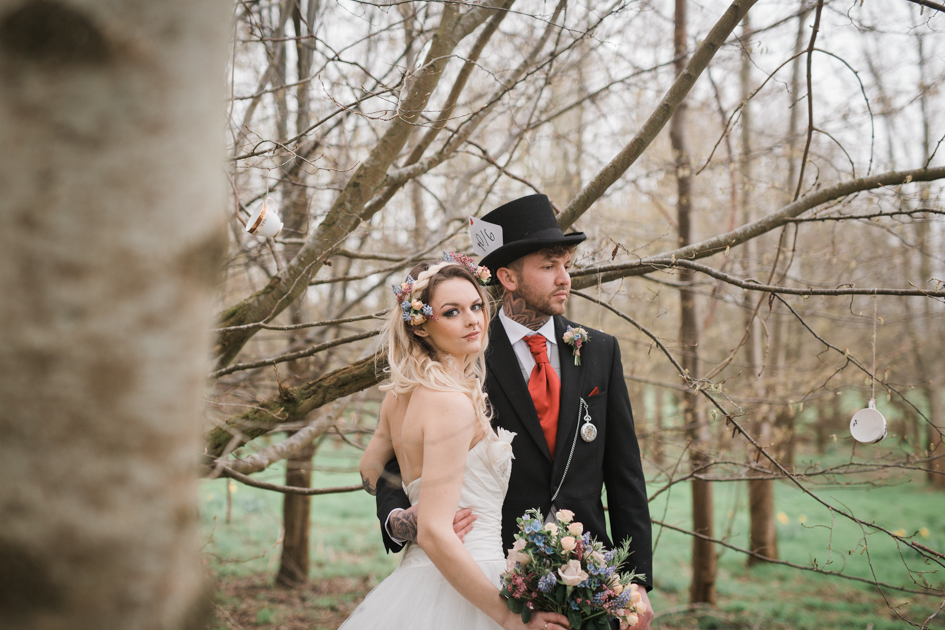 Alice In Wonderland Wedding With Alternative Bridal Style