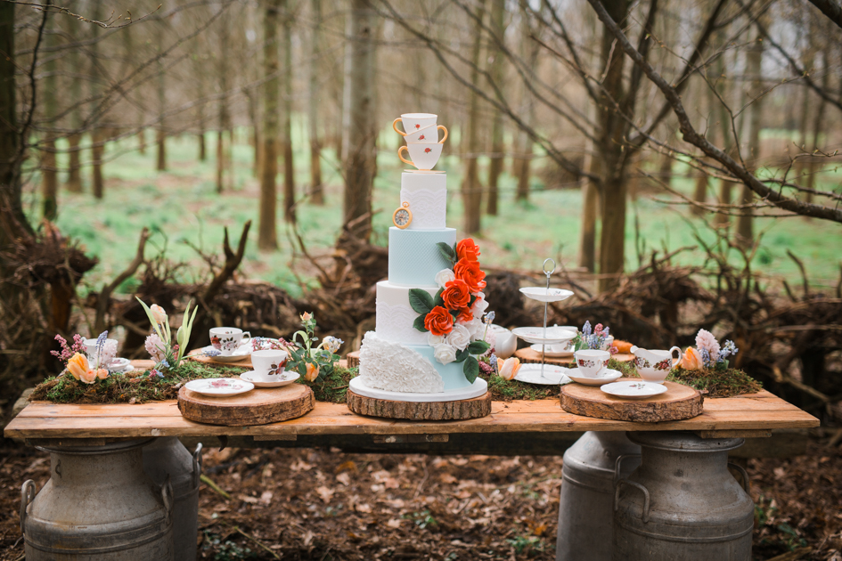 Alice In Wonderland Wedding With Alternative Bridal Style