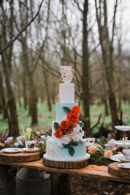 Alice In Wonderland Wedding With Alternative Bridal Style