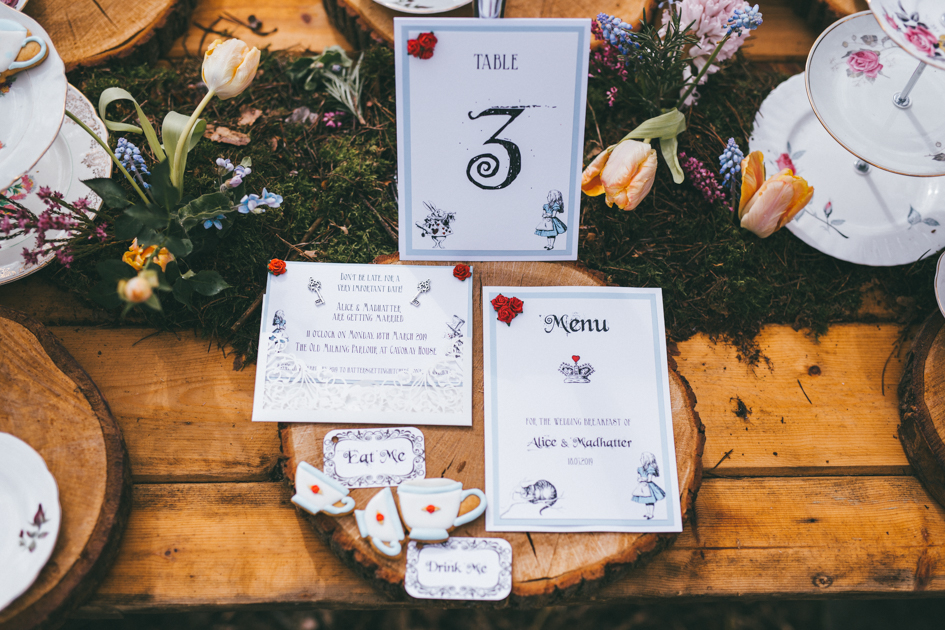 Alice In Wonderland Wedding With Alternative Bridal Style