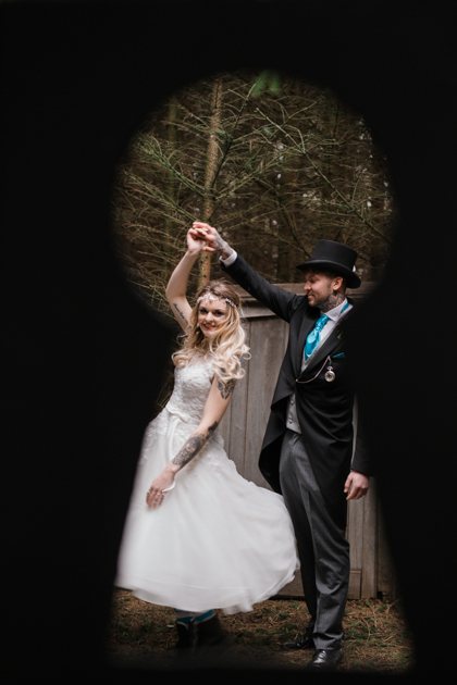 Alice In Wonderland Wedding With Alternative Bridal Style