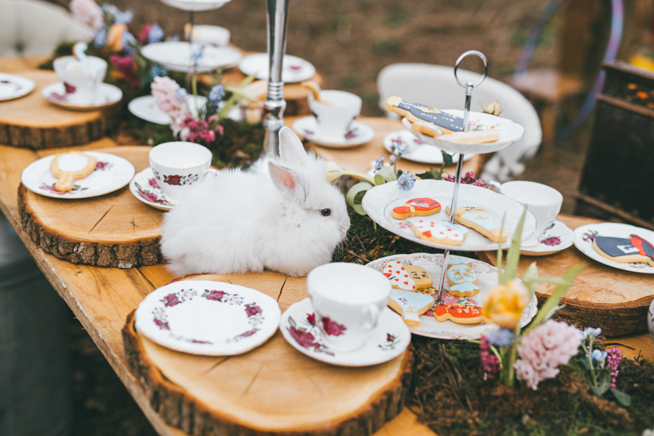 Alice In Wonderland Wedding With Alternative Bridal Style