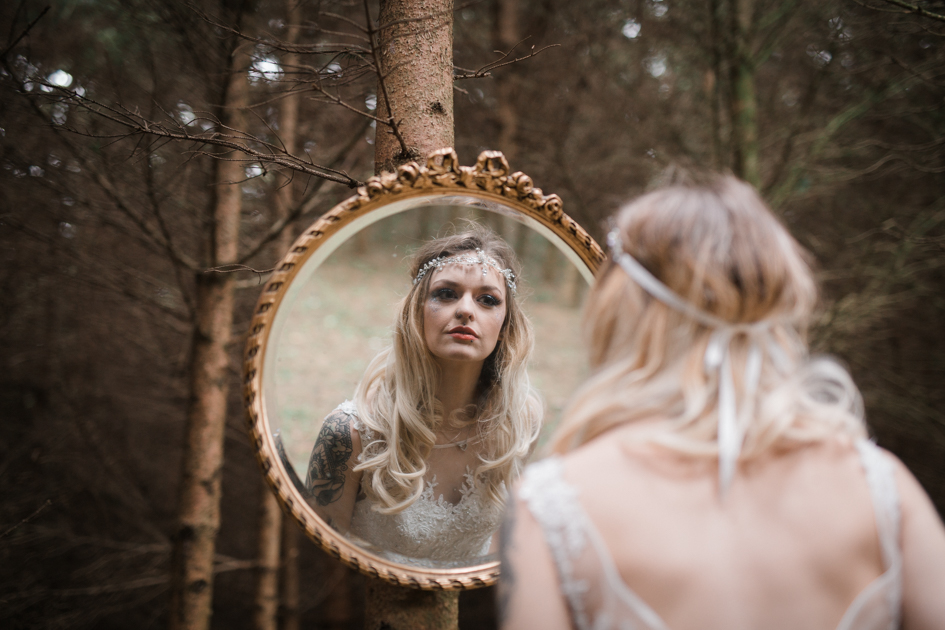 Alice In Wonderland Wedding With Alternative Bridal Style