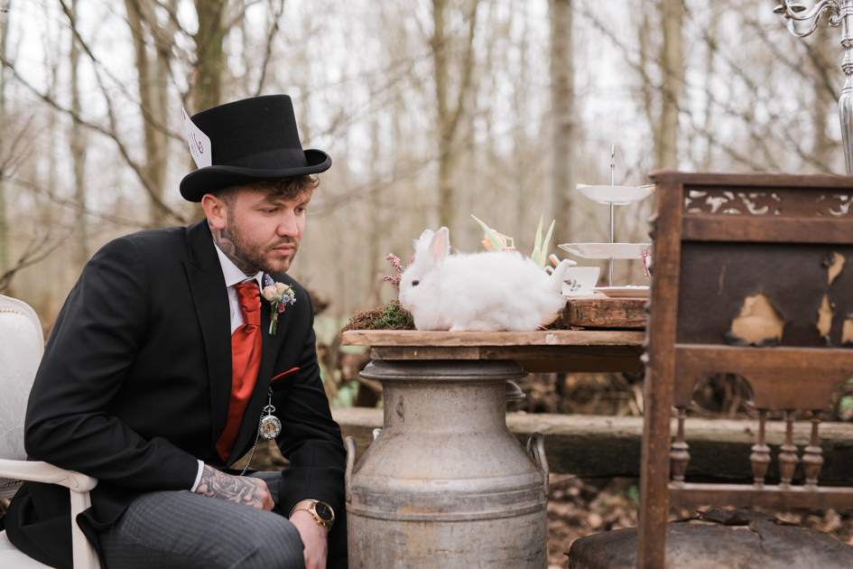 Alice In Wonderland Wedding With Alternative Bridal Style