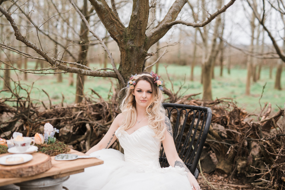 Alice In Wonderland Wedding With Alternative Bridal Style