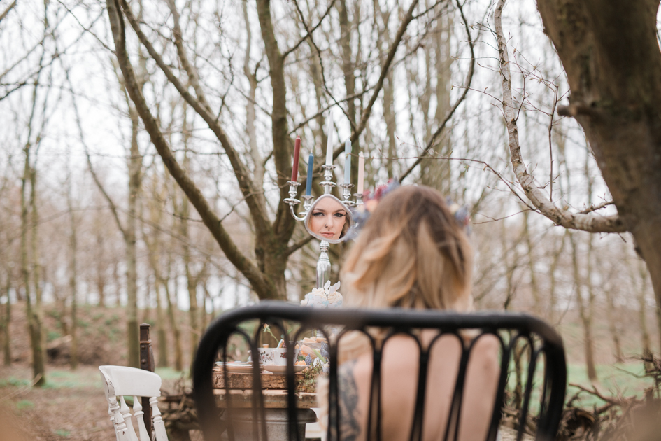 Alice In Wonderland Wedding With Alternative Bridal Style