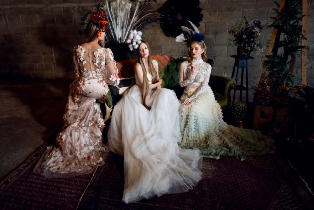 coloured Wedding Dress