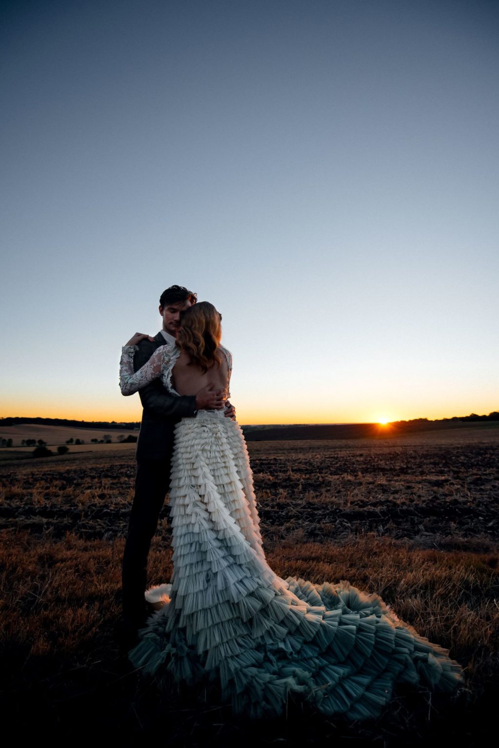 coloured Wedding Dress