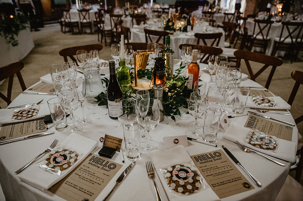 Rustic Barn Wedding with Disco Suits and Cool Urban Vibes