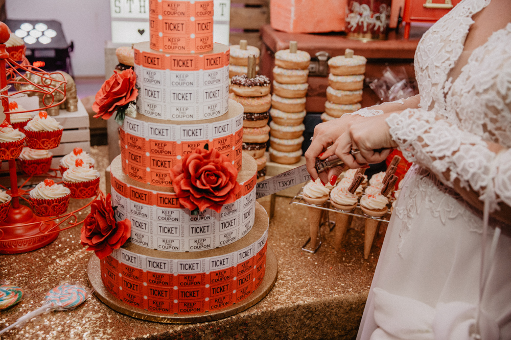 Circus Wedding Cake