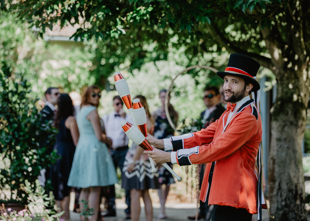 Chic and Colourful Circus Wedding with The Greatest Showman Vibes