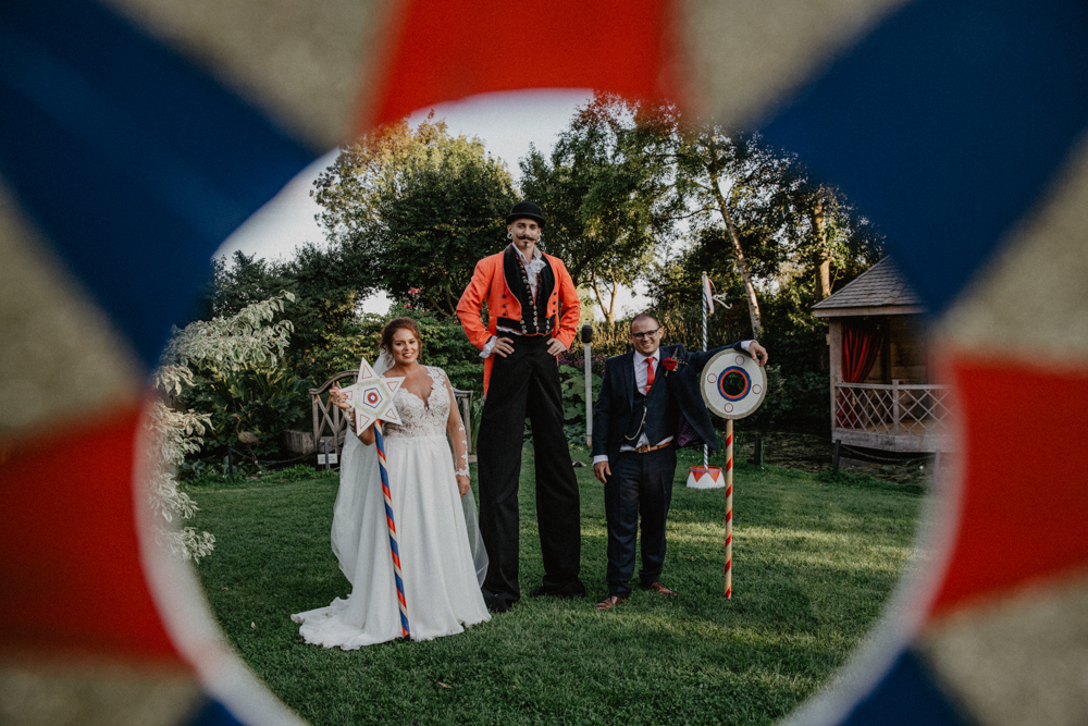 Chic and Colourful Circus Wedding with The Greatest Showman Vibes