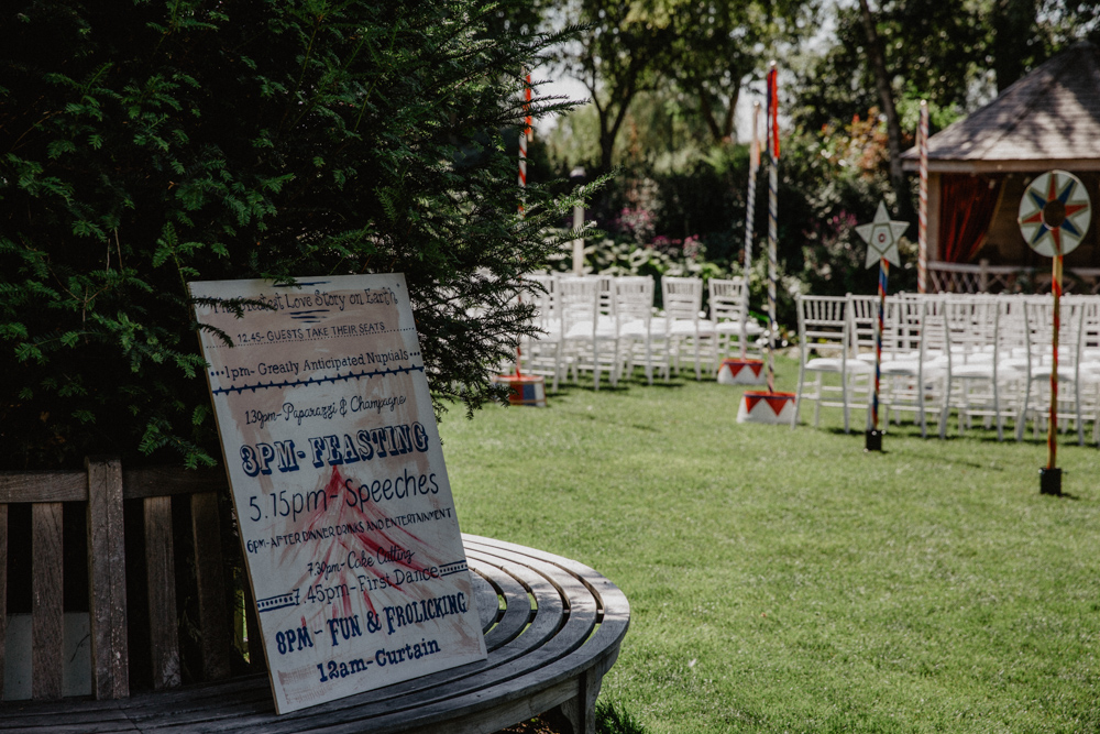 Chic and Colourful Circus Wedding with The Greatest Showman Vibes