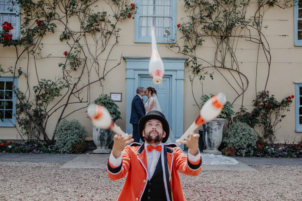 Chic and Colourful Circus Wedding with The Greatest Showman Vibes