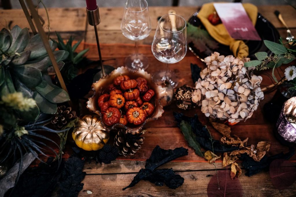 Autumnal Wedding Day Styling