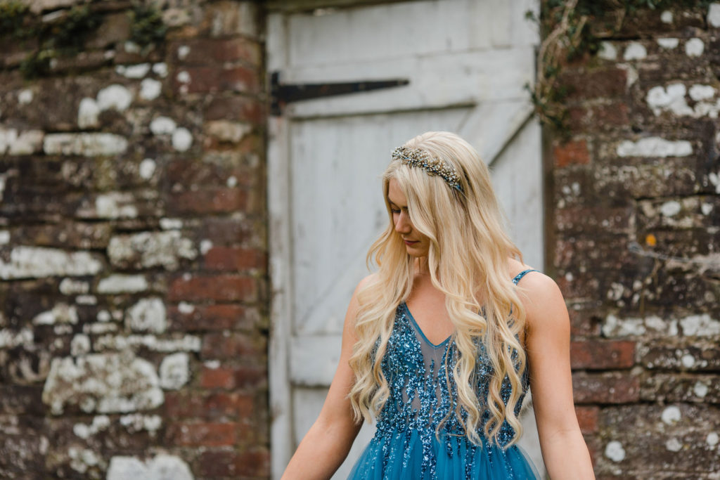 Garden Wedding with Blue Wedding Dress and Ethereal Fairy Vibes