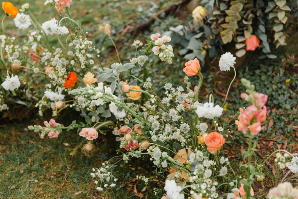 Garden Wedding with Blue Wedding Dress and Ethereal Fairy Vibes