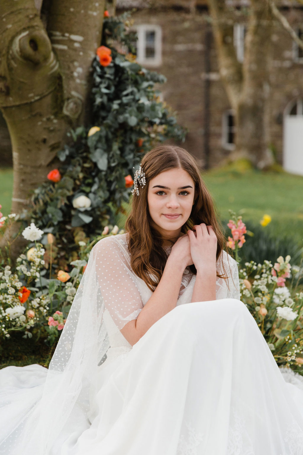 Garden Wedding with Blue Wedding Dress and Ethereal Fairy Vibes